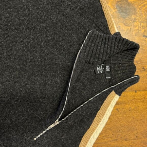 BEDO zipper mock turtle neck sweater - XL - Picture 5 of 6